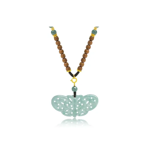 With The Heart Of The Jade Ice Glutinous Jadeite Necklaces Women's