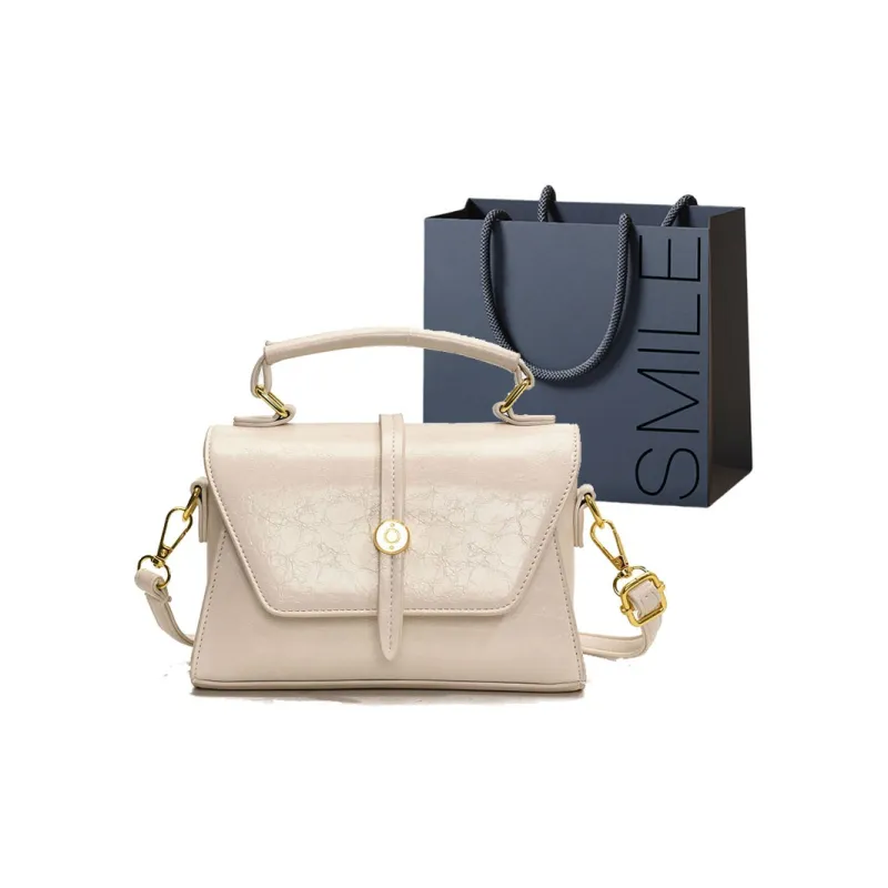 SWIMADE PU Handbag Women's White/Black/Red-0