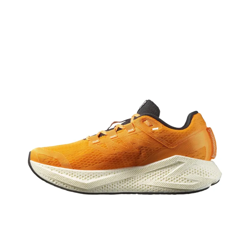 SALOMON Aero Glide Breathable Low-Top Running Shoes Men's Orange White Black-0