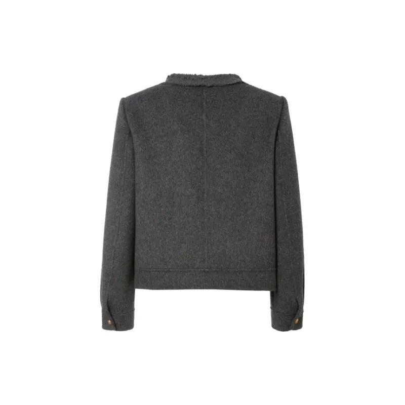 Mambe Jackets Coats Spring Chanel Inspired Women's-3