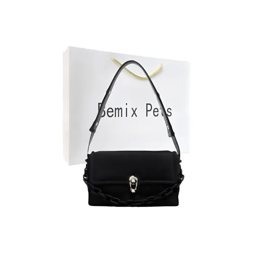 BEMIX PETS PU Handbag, Shoulder Bag, Crossbody Bag Regular Women's Black