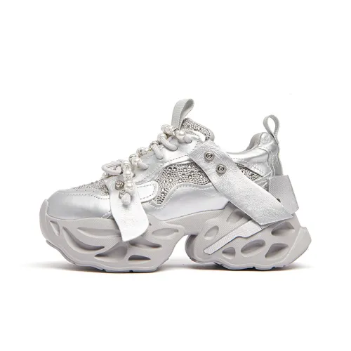 KEDDO Cheese Non Slip Low Top Chunky Sneakers Women's
