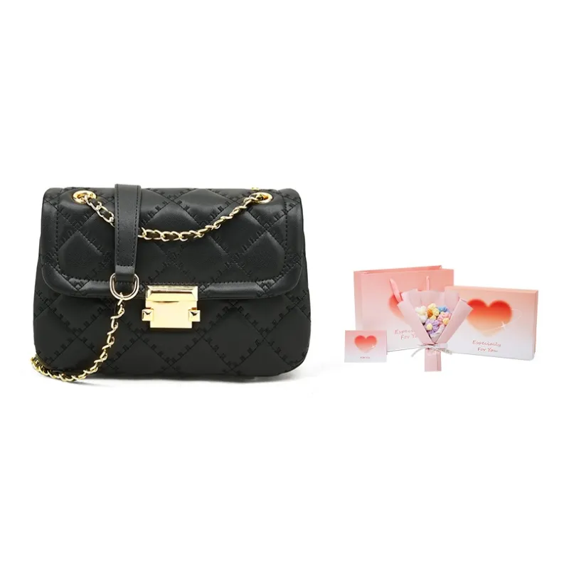 Safiya Cow Leather Handbag Crossbody Bag Small Size Women's White/Black-9
