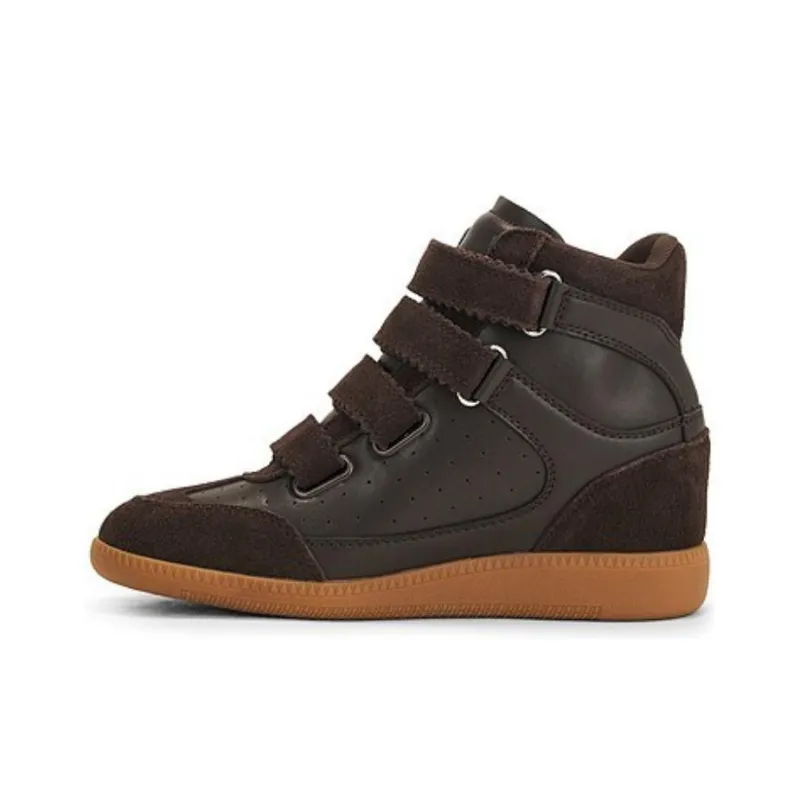 STEVE MADDEN MUSTANG High-Top Casual Shoes Women's Brown-1