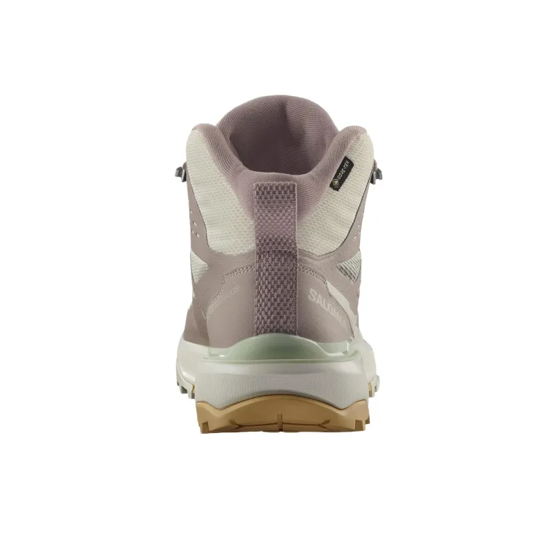 SALOMON X ULTRA 360 Water-Resistant Mid-Top Hiking Shoes Unisex Pink Gray Green-3