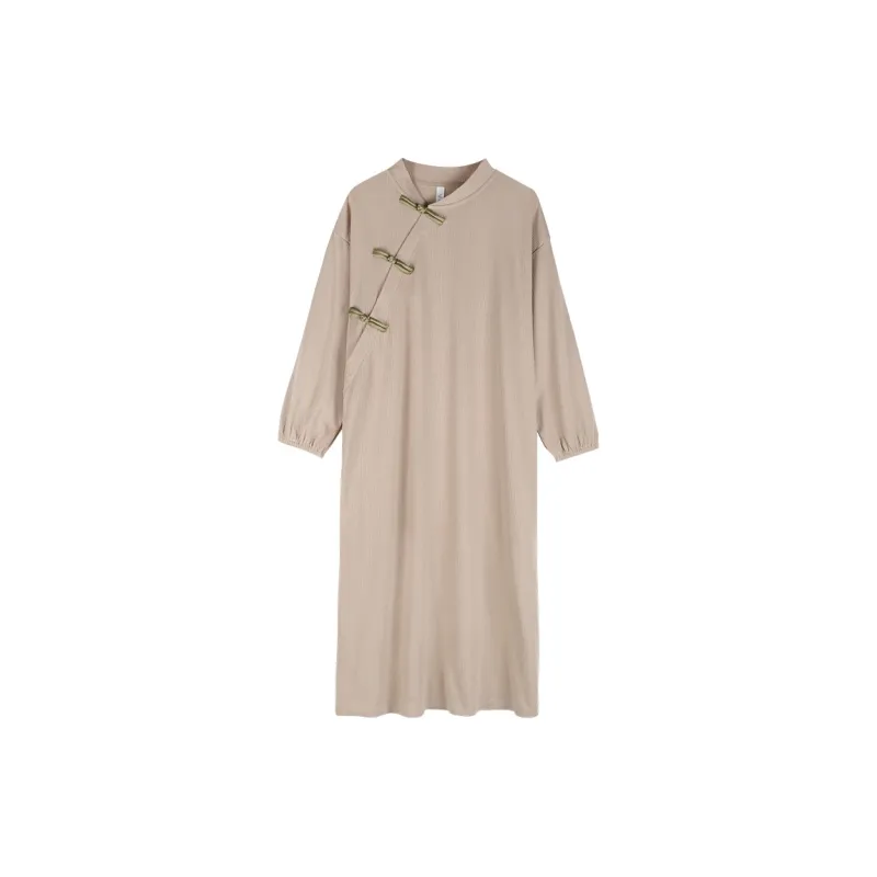 Xuan Liang Nightgown Women's Apricot Gray-0
