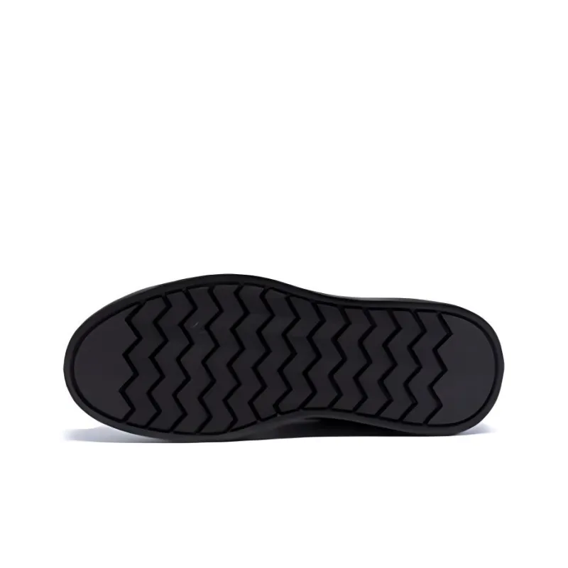 Satchi Slip Resistant Low Top Skateboard Shoes Men's Black-4