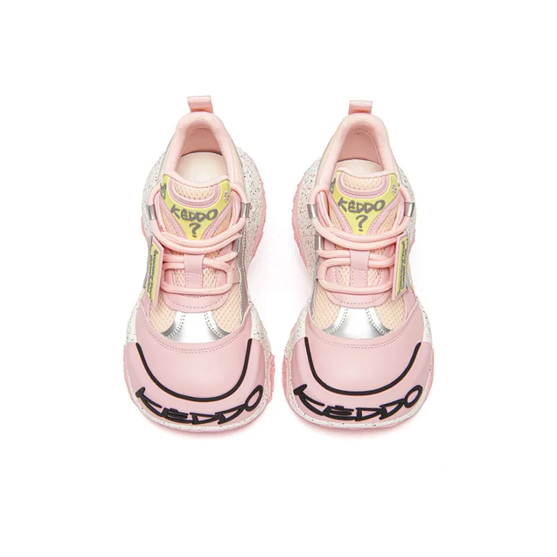 KEDDO Paint Unset 2nd Generation Height Increasing Breathable Low-Top Casual Shoes Women's-3