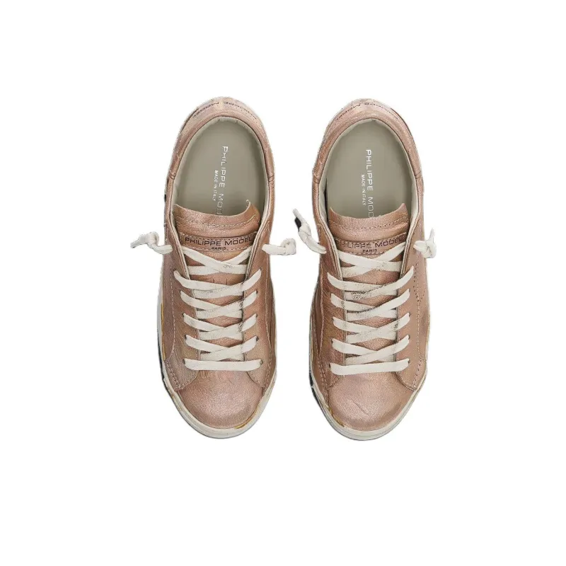PHILIPPE MODEL Prsx Tennis Low Top Skateboard Shoes Women's Bronze-4
