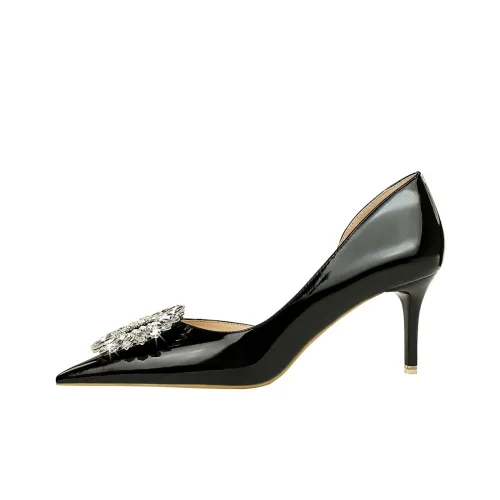 QITUMAUL Slim Heel High Heels 7.5cm Women's