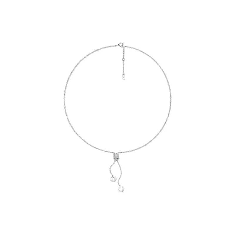 CLARKIA FLOWER 925 Sterling Silver Necklaces Women's-1