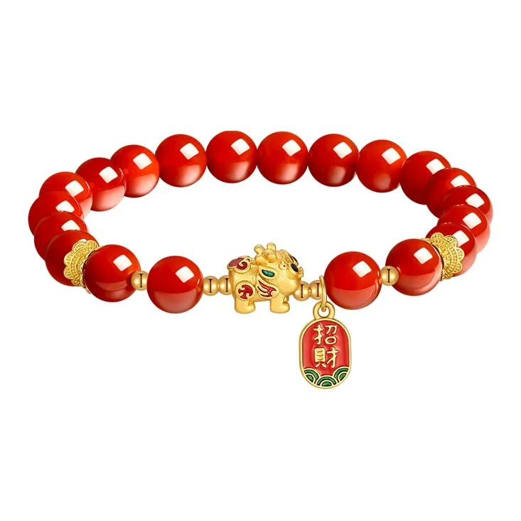 Princess Cui Southern Red Agate Bracelets Unisex-8