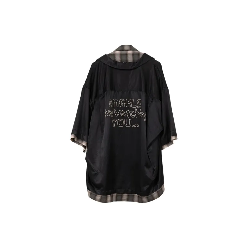 Maison Mihara Yasuhiro Double layered Short sleeve Shirt-1