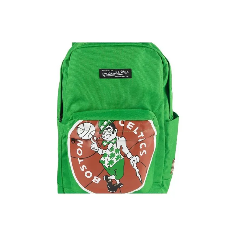 Mitchell & Ness Polyester Backpack Unisex Green-1