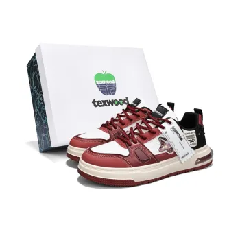 TEXWOOD Wrapping Anti Slip Shock Absorbing And Wear Resistant Low Top Skateboard Shoes Men's Box
