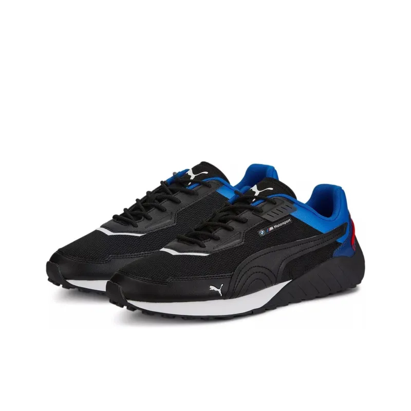 BMW M Motorsport x PUMA SpeedFusion Anti Slip Wear Resistant Low Top Casual Shoes Men's Black Blue-2