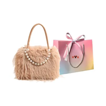 Yalu Plush Handbag Shoulder Bag Crossbody Bag Regular Women's Multicolor