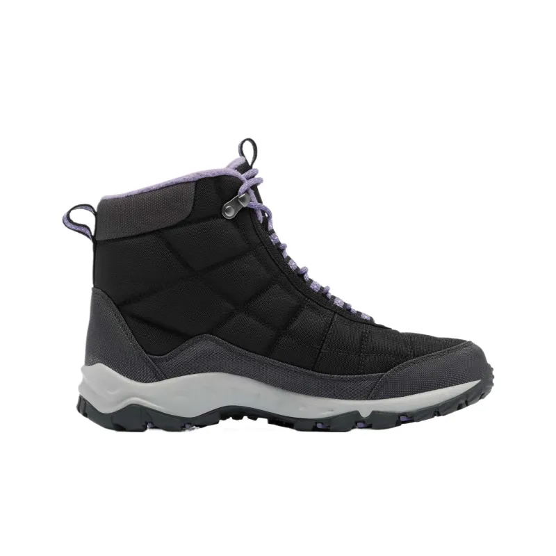 Columbia Firecamp Warm Crew Outdoor Boots Women's Black Purple-1