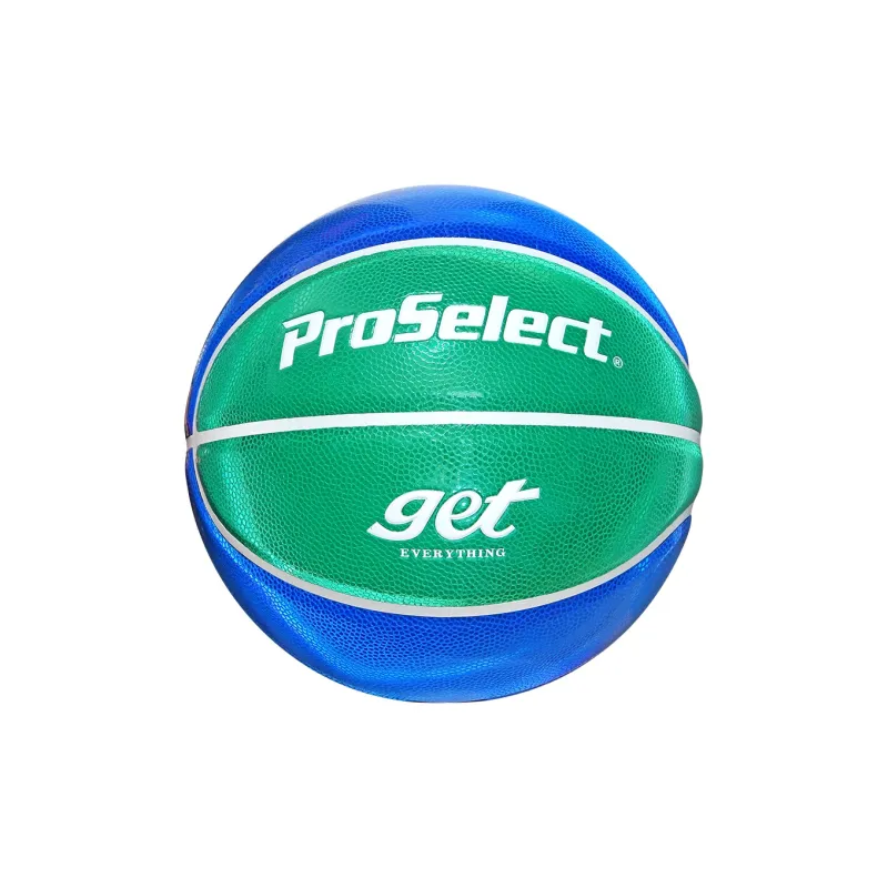 ProSelect Basketball Blue Green Size 5 Reflective Training Kids'-1
