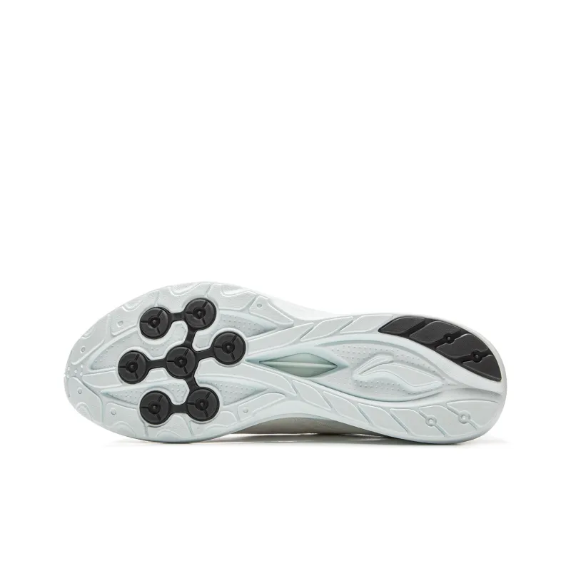 LiNing Qingyi Cushioning, Slip Resistant, Lightweight Low Top Running Shoes Men's Ivory-6