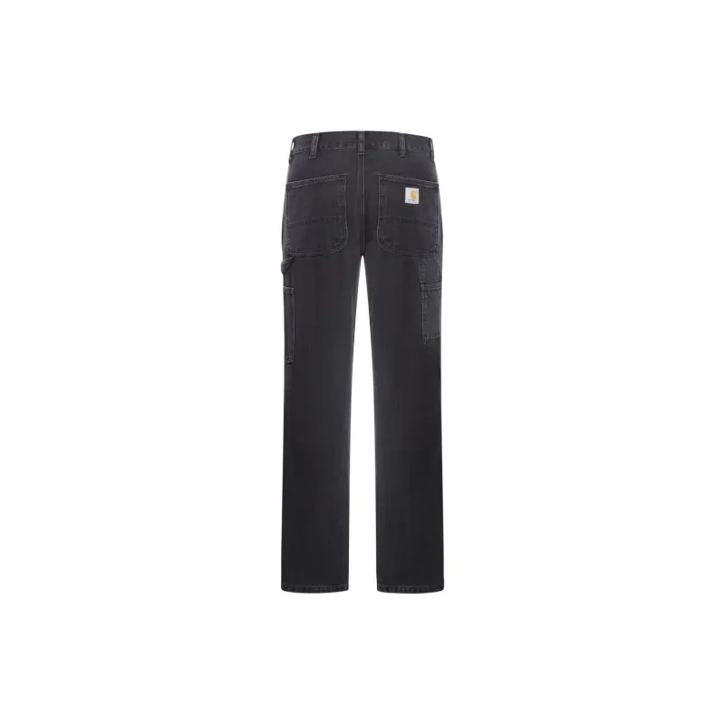 Carhartt WIP Logo Patch Straight Leg Jeans-1