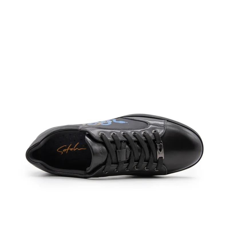 Satchi Low Top Casual Shoes Men's Black-3