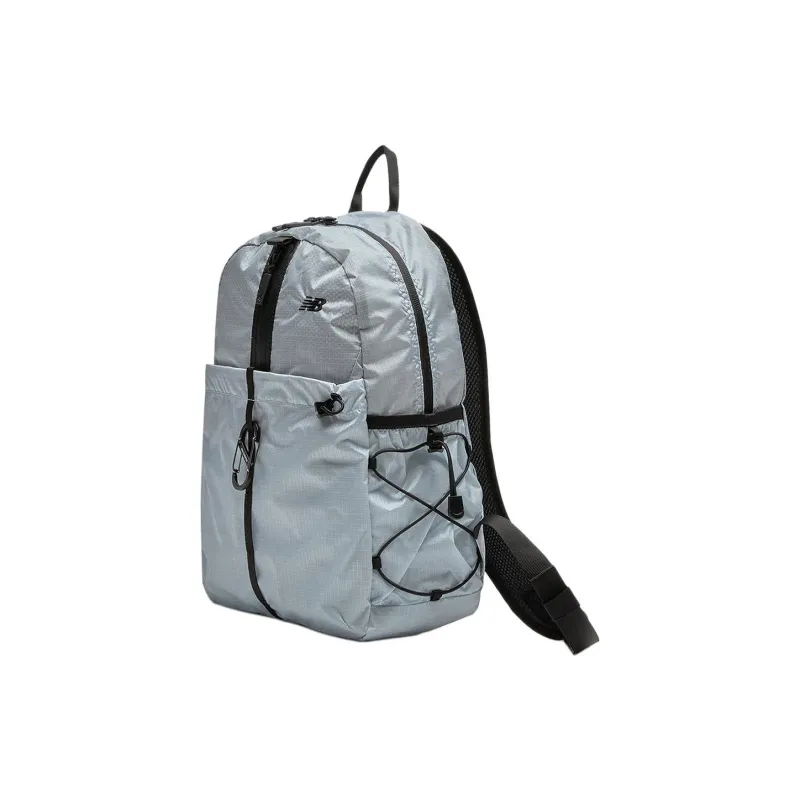 New Balance Nylon Backpack Unisex Light Gray-2