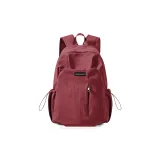 Burgundy Washed Fabric