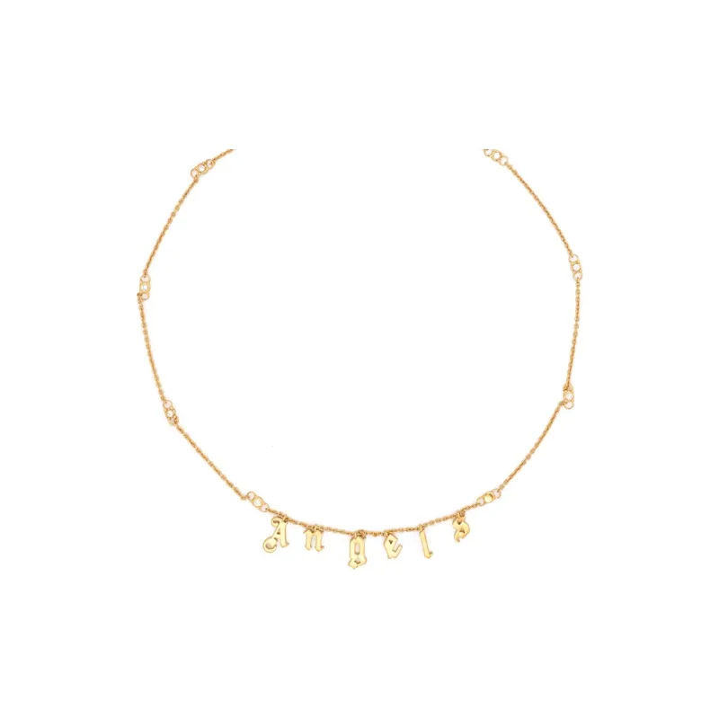 PALM ANGELS Logo Necklace-0