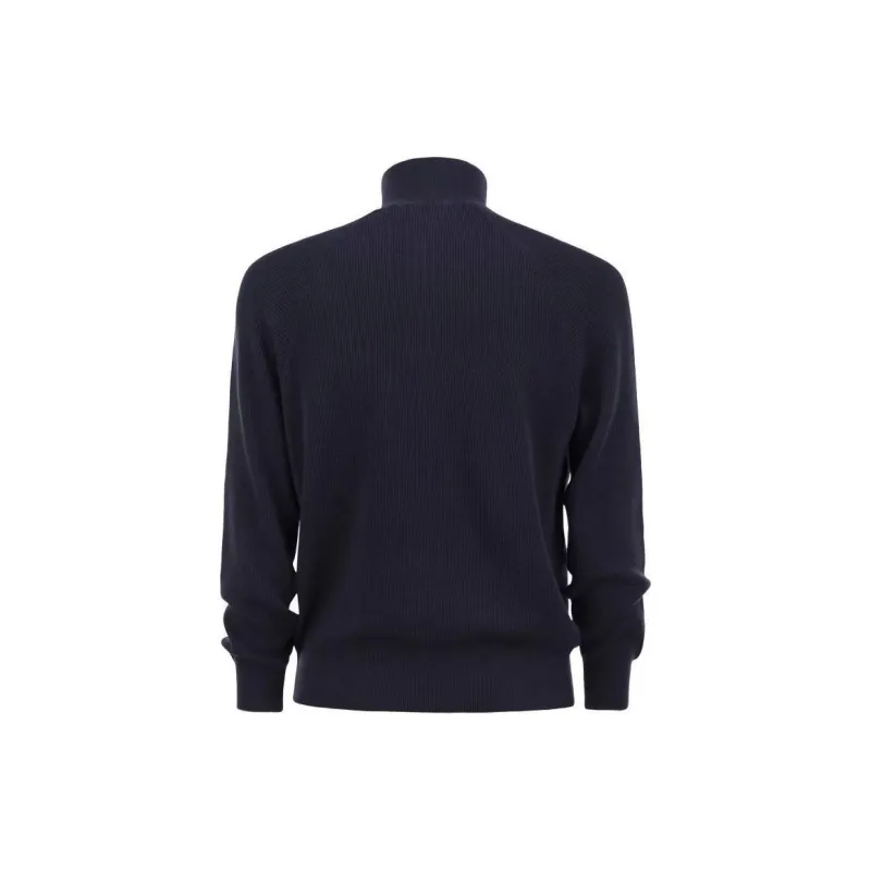 Brunello Cucinelli High Neck Knitted Jumper-1