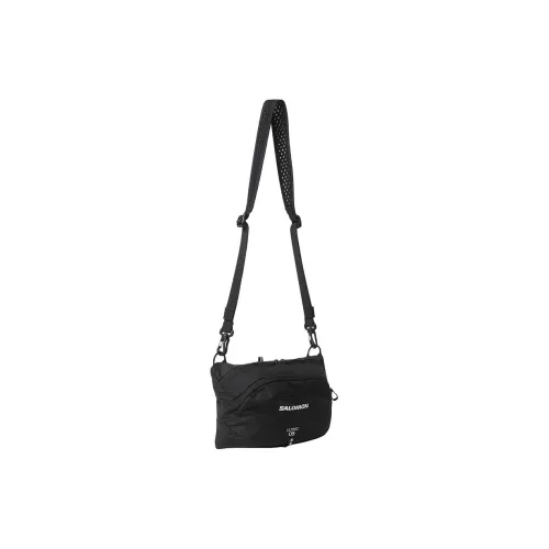 SALOMON Nylon Shoulder Bag Crossbody Bag Unisex Black