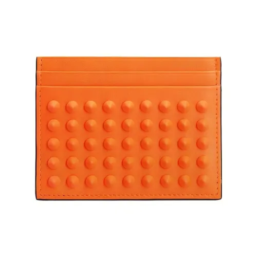 CL LUBOTING Cow Leather Card Holder Regular Men's Orange