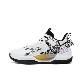 WARRIOR Basketball Shoes Men Low Top Purple