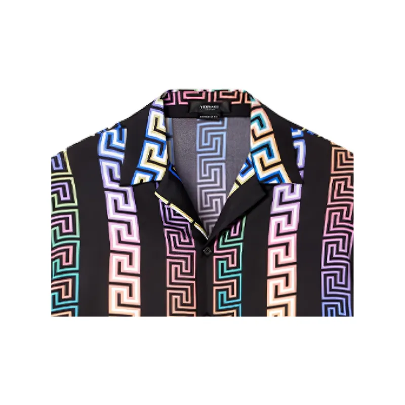VERSACE Silk Grecca Shirt-3