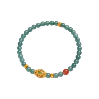 With The Heart Of The Jade Glutinous Jade Jadeite Bracelets Women's