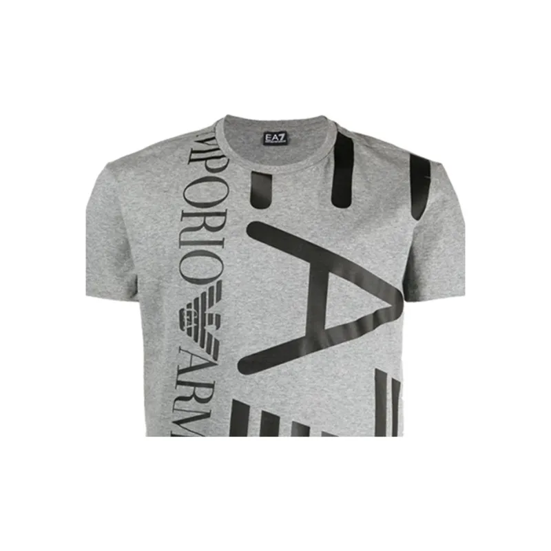 EMPORIO ARMANI EA7 T-Shirts Men Gray-4