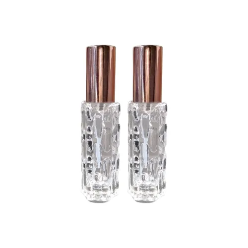 JIANYINGSHU Perfume Refill Bottles High End Portable 10ml Sample Glass Press Spray Bottle Empty Refill Tool