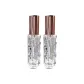 Bitter Gourd Pattern Glass Perfume Bottle 10ml[Rose Gold *2 Pcs]