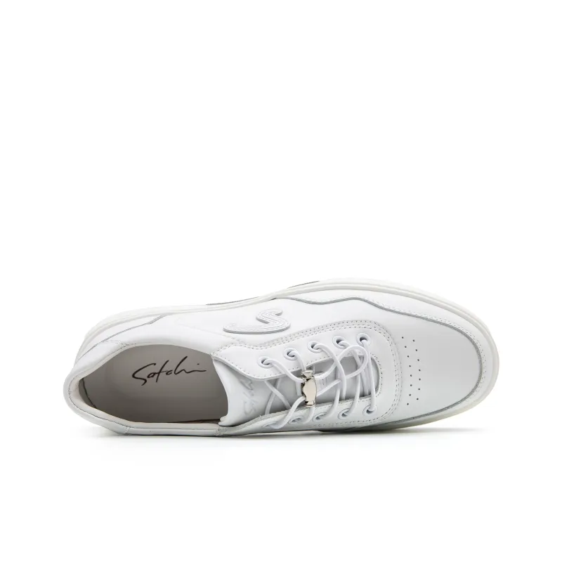 Satchi Low Top Skateboard Shoes Men's White-3