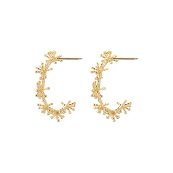 EAR PARTNER 925 Sterling Silver Needle Earrings Women's