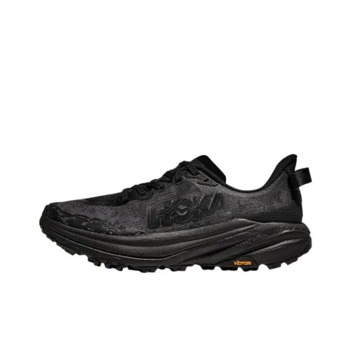 HOKA ONE ONE Speedgoat 6 Anti-Slip Wear-Resistant Low-Top Casual Trail Running Running Shoes Men's Black