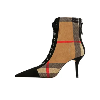QITUMAUL Ankle Boots Women's Black
