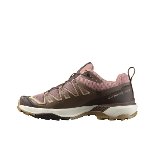 SALOMON X ULTRA 360 Slip-Resistant Low-Top Trekking Shoes Men's Purple Pink