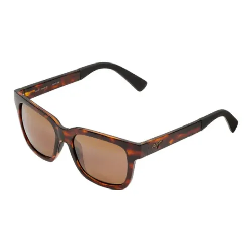 Maui Jim Nylon Rectangular Sunglasses Unisex Tortoiseshell