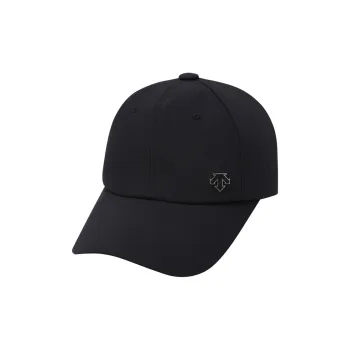 DESCENTE Polyester Polyurethane Nylon Baseball Caps Women's Black