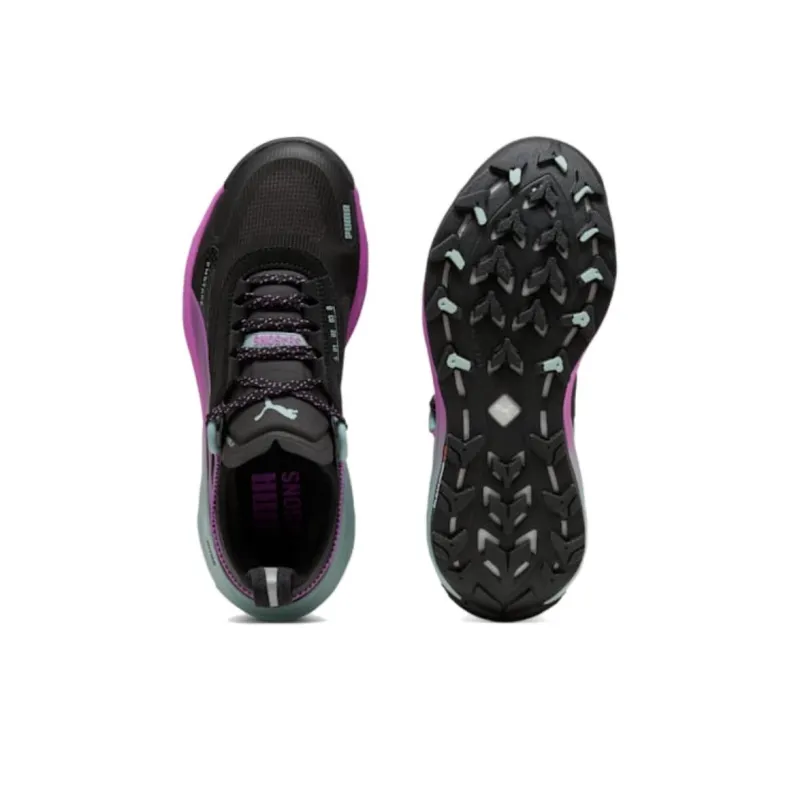 PUMA Voyage NITRO 3 Anti Slip Wear Resistant Low Top Trail Running Shoes Women's Black-3