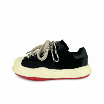 Rongchuan Low Top Casual Shoes Unisex Black Red