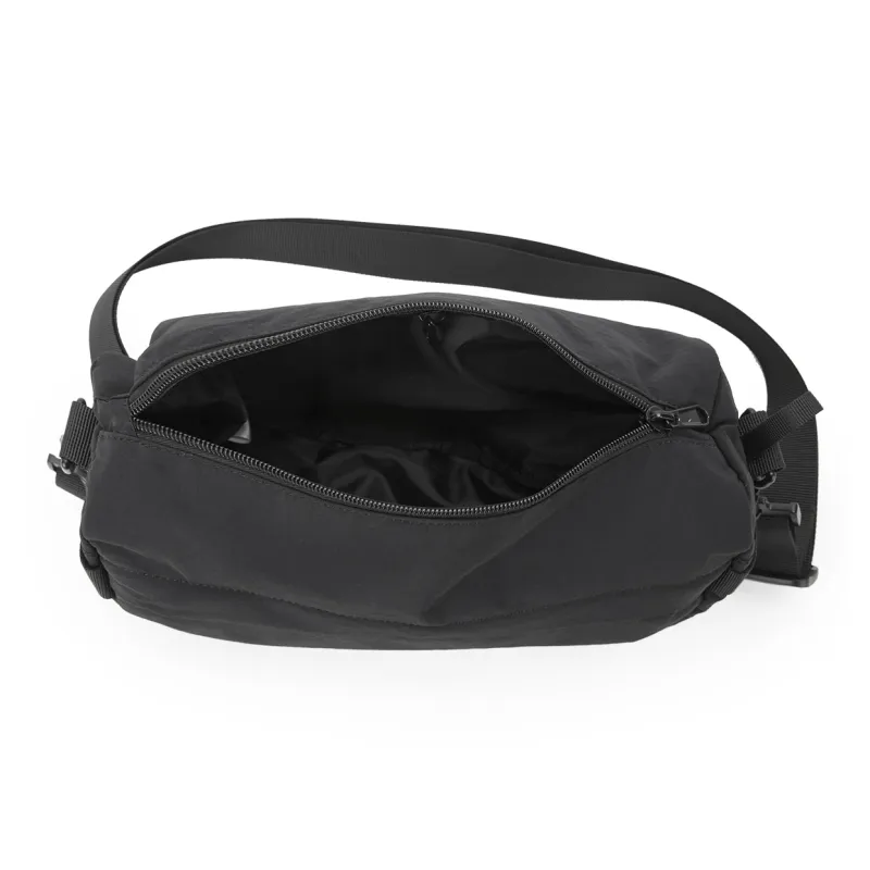 Hotwind Fabric Shoulder Bag Trumpets Men's Black/Khaki-3