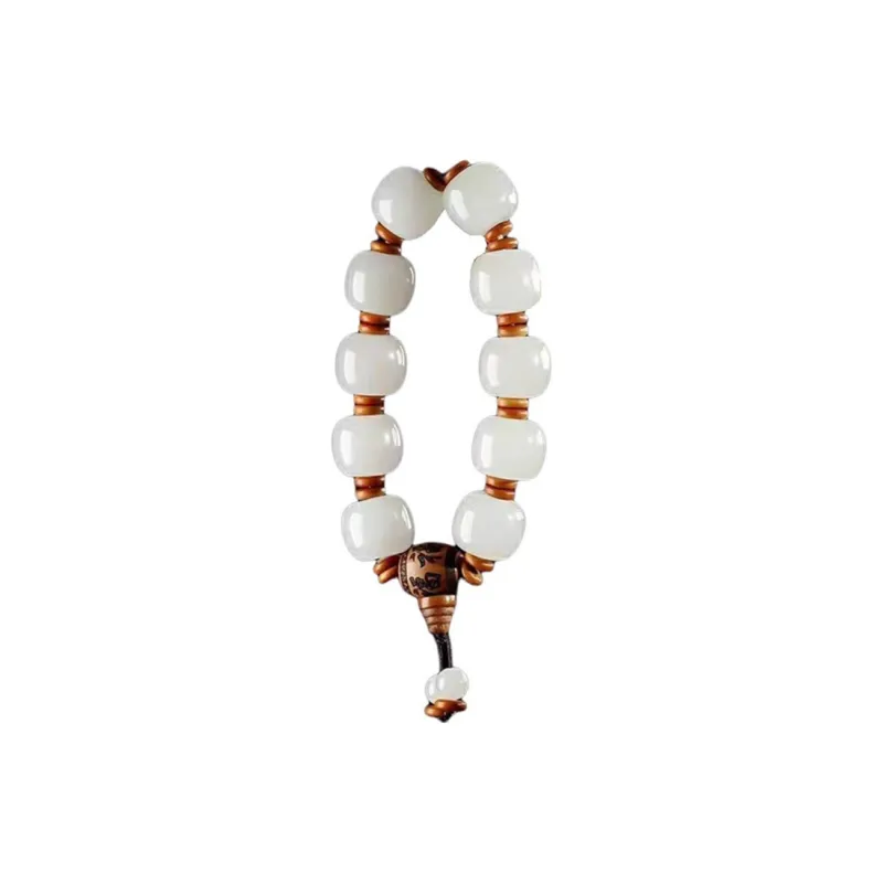 Cuizu Golden Silk Jade Bracelets Men's-0