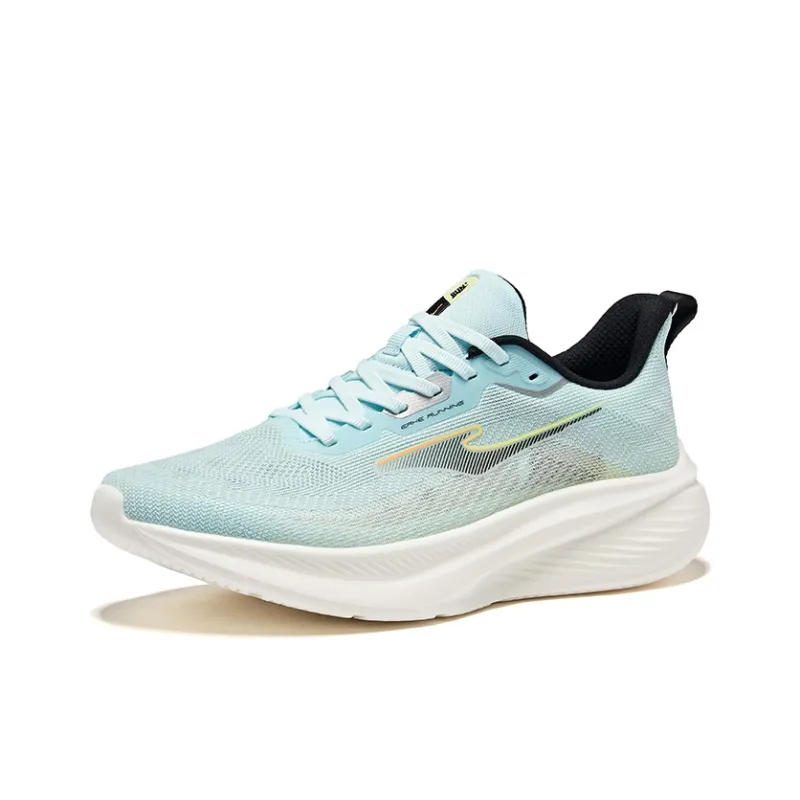 Erke Awakening 3 Cushioning Rebound Low Top Training Running Shoes Men's Tranquil Blue Sprout Green-2